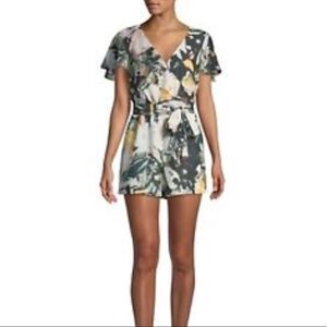 Club Monaco Ionita Open Back Romper NWT Sz 10
